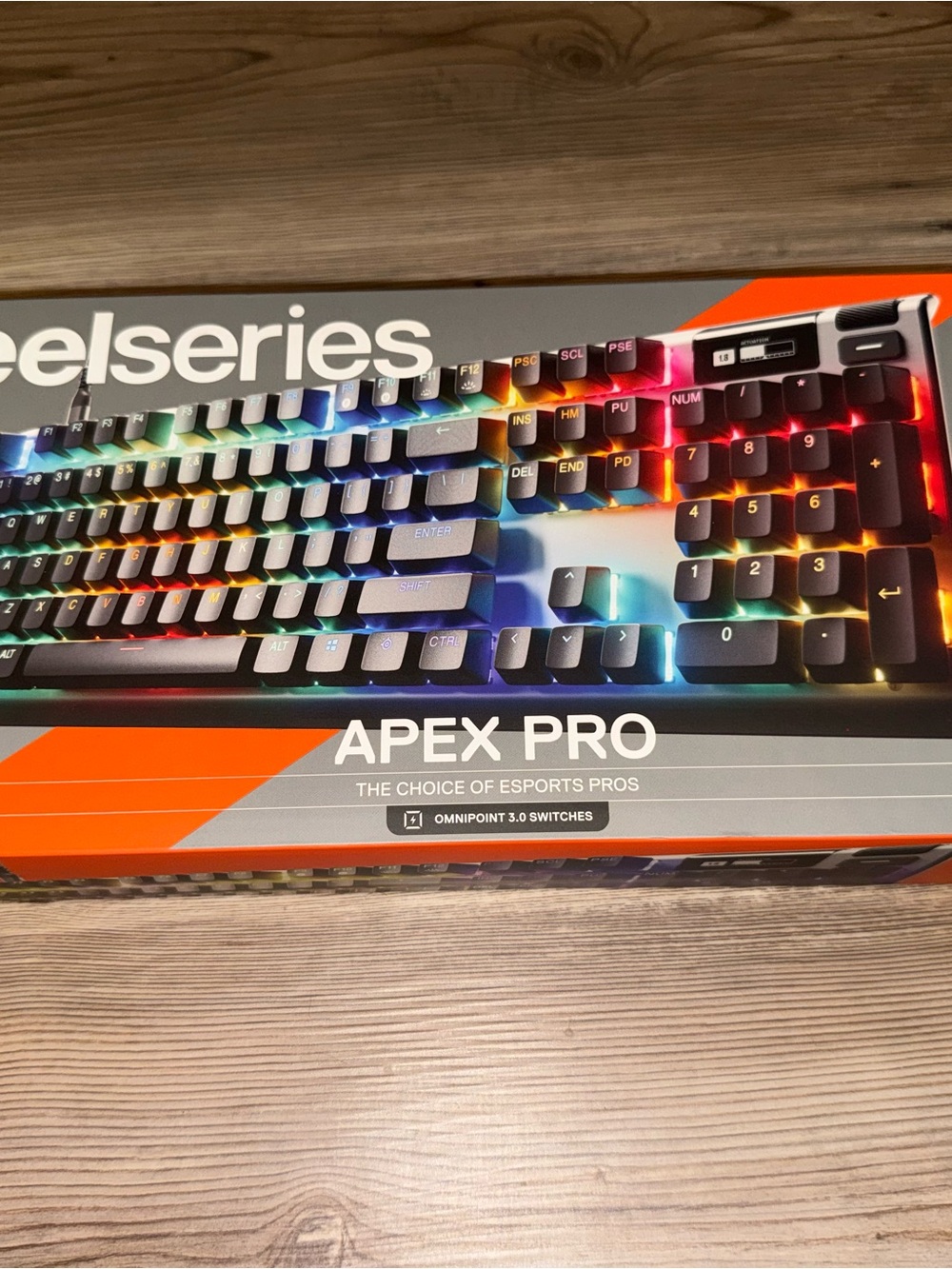 Steelseries Apex Pro Gen 3 RGB Mechanical Gaming Keyboard - Black